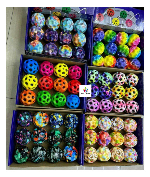 پک عمده کارتنی اسباب بازی توپ پرشی خارجی