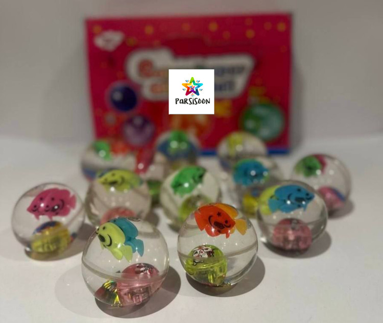 اسباب بازی توپ شیشه ای چراغدار